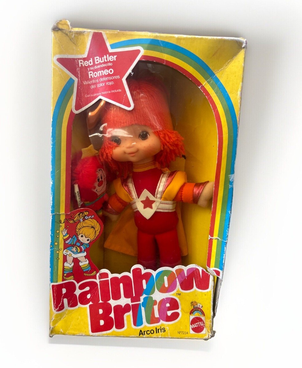 Poupée Rainbow Brite – Roméo / Red Butler – Mattel, 23cm, Boîte Espagnole, Neuve