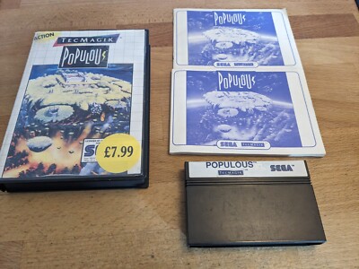 Populous Sega Master System OVP Boxed CIB komplett