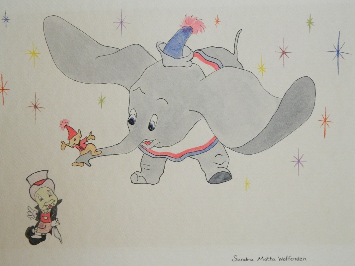 Disney Fine Art ディズニーファインアート ダンボ Dumbo