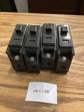BA115 WESTINGHOUSE 15 AMP TYPE BA 1 POLE CIRCUIT BREAKER Used Lot Of 4 