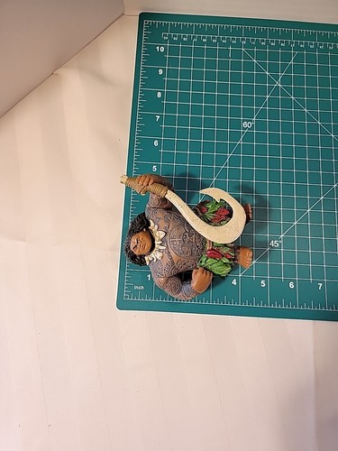Disney Moana Maui Figure Plastic 4” W/ Hook - Picture 7 of 7