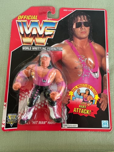 WWF Official Bret Hitman Hart HASBRO RED CARD 1993...