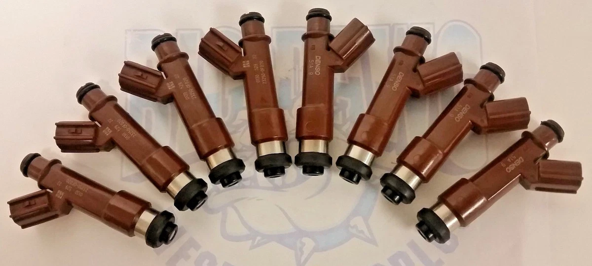Kit Completo De 8 Inyectores De Combustible DENSO Nuevos Para Lexus GX470 Y LX470 2005-2009 Con Motor 4.7L V8 – Reemplazo Directo