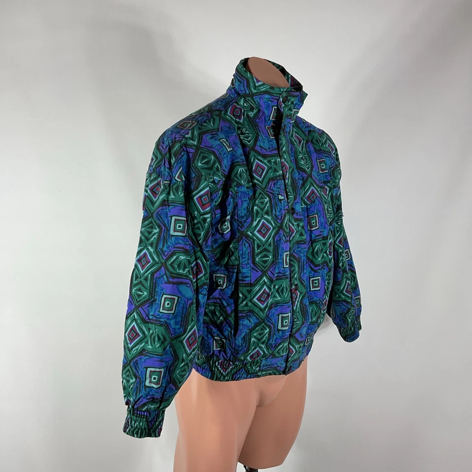 Chaqueta de nieve Quiksilver de colección años 90 jóvenes niños borde a borde estampado loco 12 Foto 4 de 4