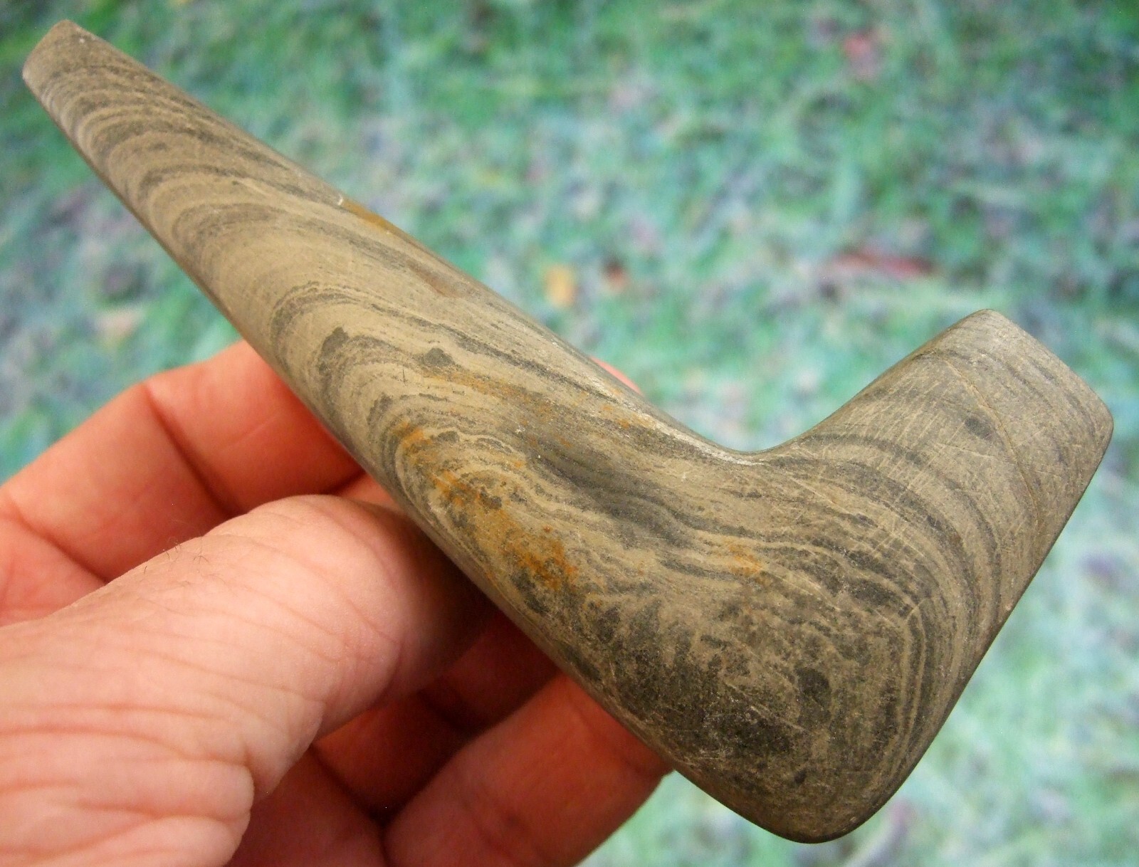 Rare Super Fine Museum Quality 5 inch Ohio Geniculate Bannerstone COA Arrowheads eBay