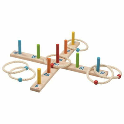 Ring Toss Game Colorful Wooden Goki 56801