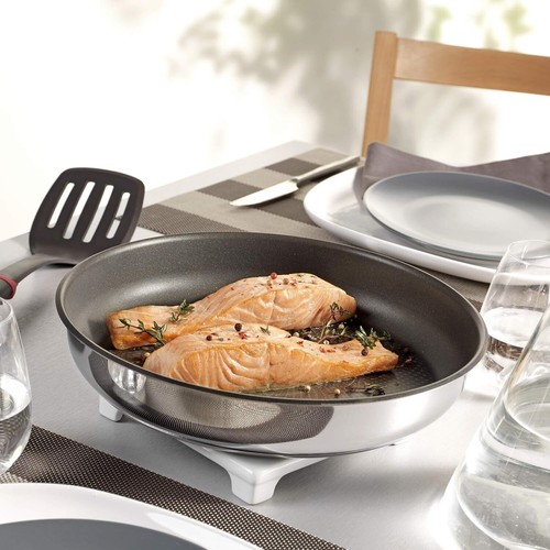 Tefal L9409202 Juego De 2 Sartenes con Mango Extraíble, Acciaio Inossidabile - Foto 8 di 9