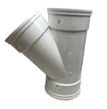 IPEX 4430346 Gasket Reducing Wye 6" x 6" x 6" Sewer PVC, LP 6005