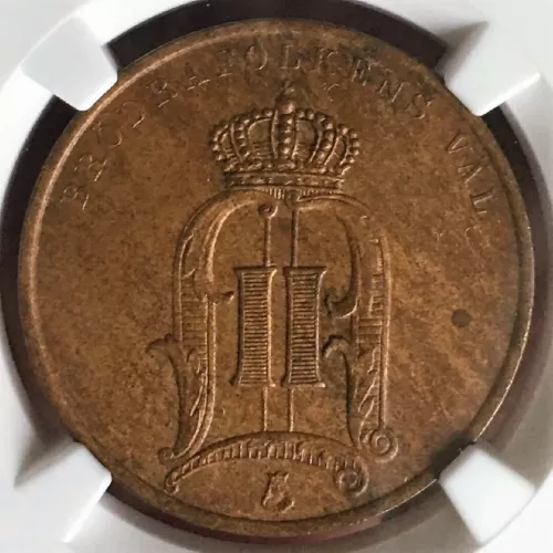1889 Sweden 5 Öre NGC MS 62