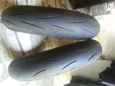 Coppia gomme moto usate 120 70 17 d212-d211