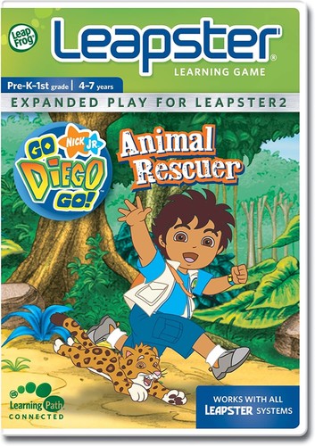 LeapFrog Leapster: Go Diego Go Animal Rescuer Game NEW & SEALED *FREE SHIPPING* - 第 1/4 張圖片