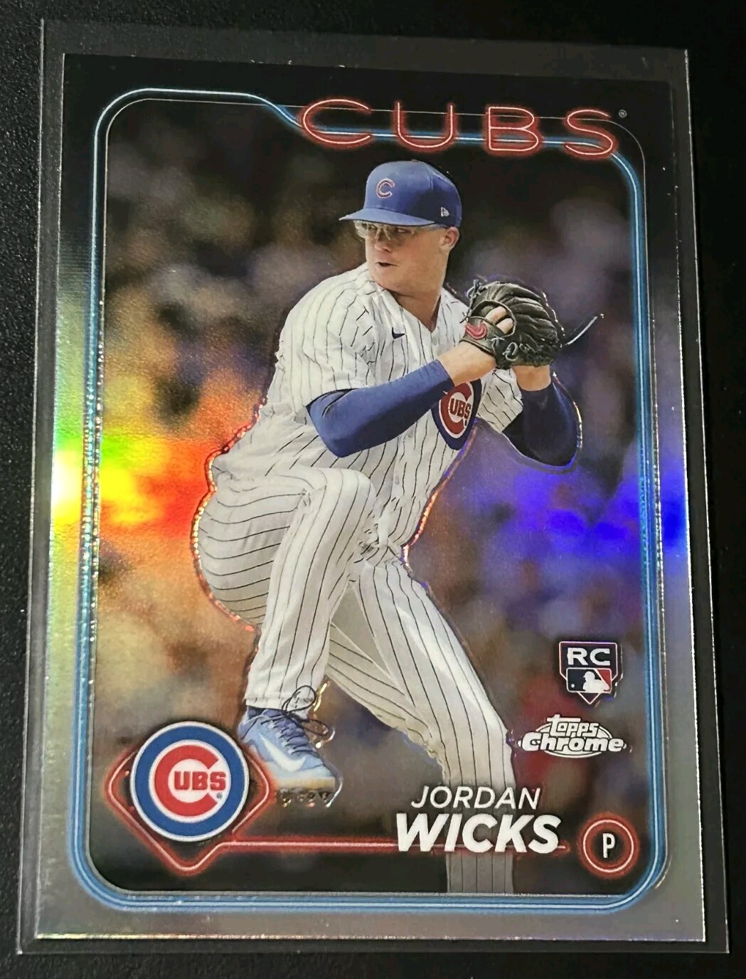 2024 Topps Chrome Refractor #67 Jordan Wicks RC Chicago Cubs