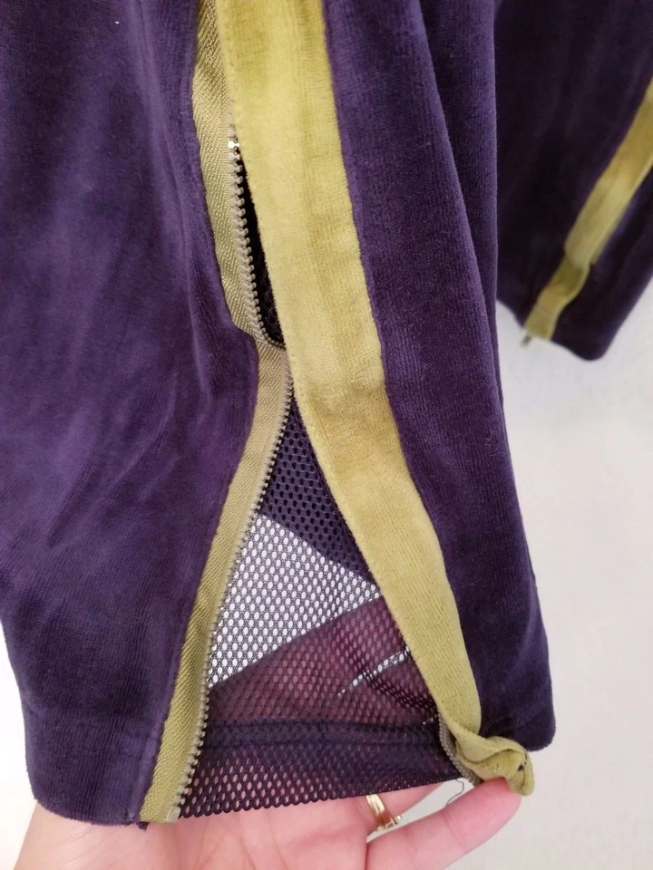 Kaktus Womens Pants Size M Medium Blue Green Velor FEEL - Image 3 of 4