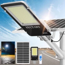 99000000000LM 9000W Commercial Solar Street Light Dusk To Dawn Super Bright Lamp