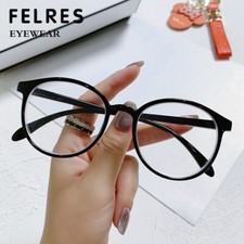 Unisex Round Anti Blue Light Eyeglasses Retro Classic Full Frame Glasses Frames