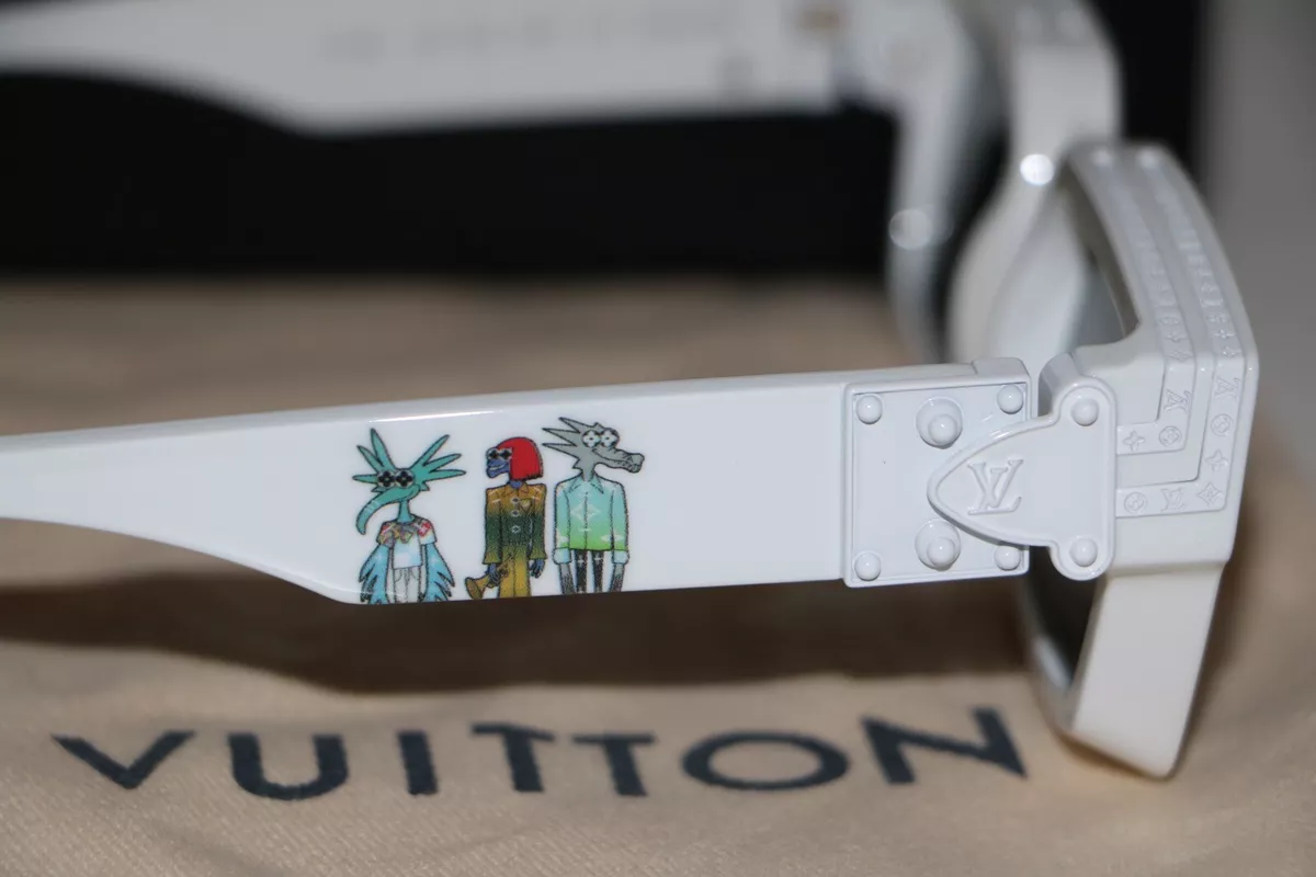 Louis Vuitton Virgil Abloh 1.1 Millionaires Sunglasses Z1440E White 200  Made 🔥