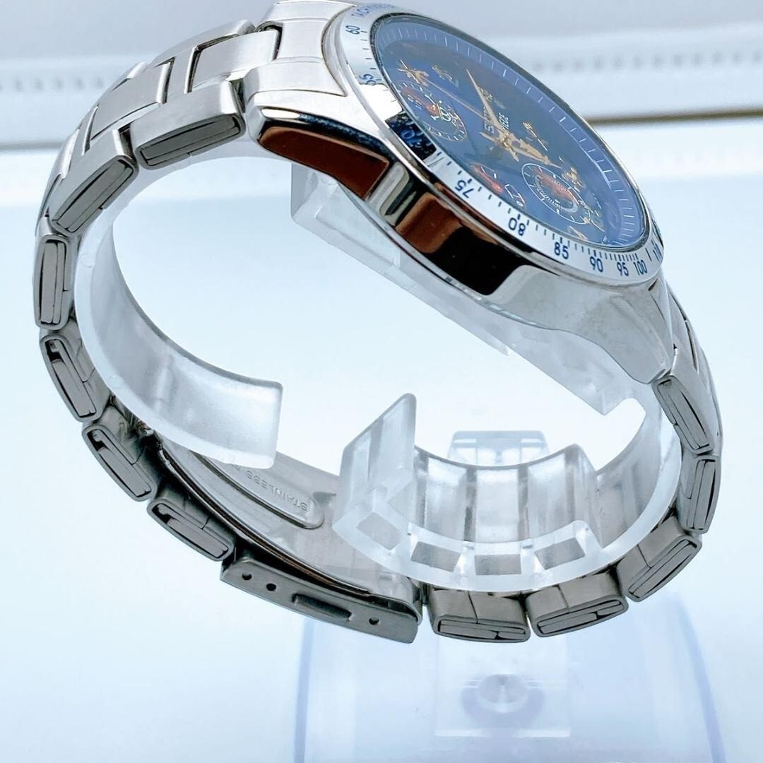 USED Excellent] SEIKO 7T92 One Piece 20th Anime Chronograph Watch