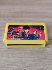 NES FAMICOM  DOUBLE DRAGON  III THE ROSETTA STONE JAPANESE GAME USED CONDITION