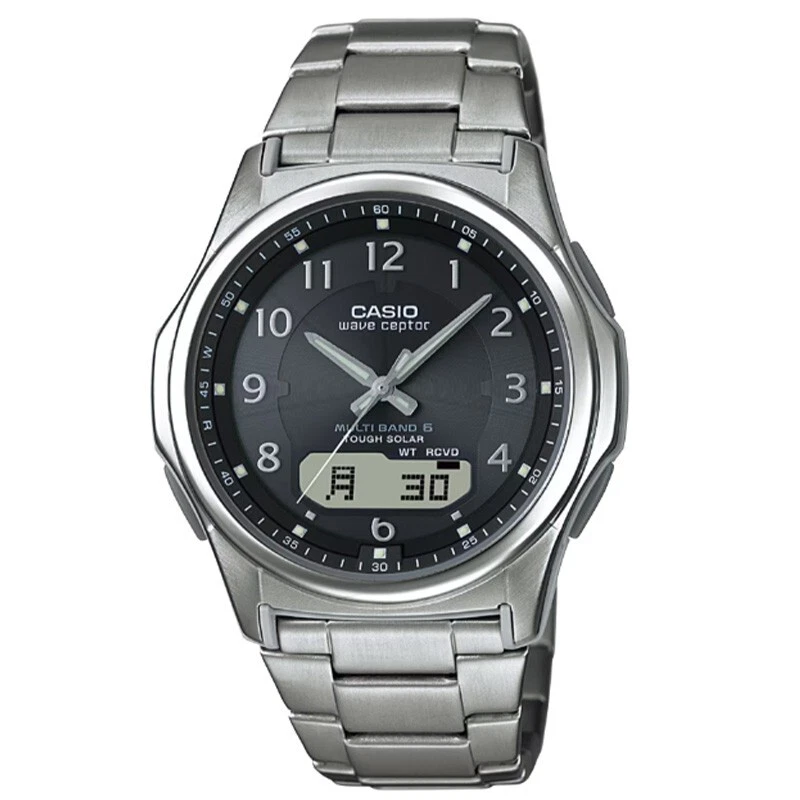 Reloj Casio Wave Ceptor WVA-M630TDE-1AJF Titanio Resistente Solar Radio Atómica Hombre