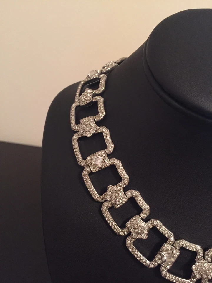 Collar de cadena de cristal Carolee  Foto 3 de 4