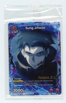 Sung Jinwoo (016) Release Event C SOLO LEVELING Union Arena SLG-1-016 Sealed
