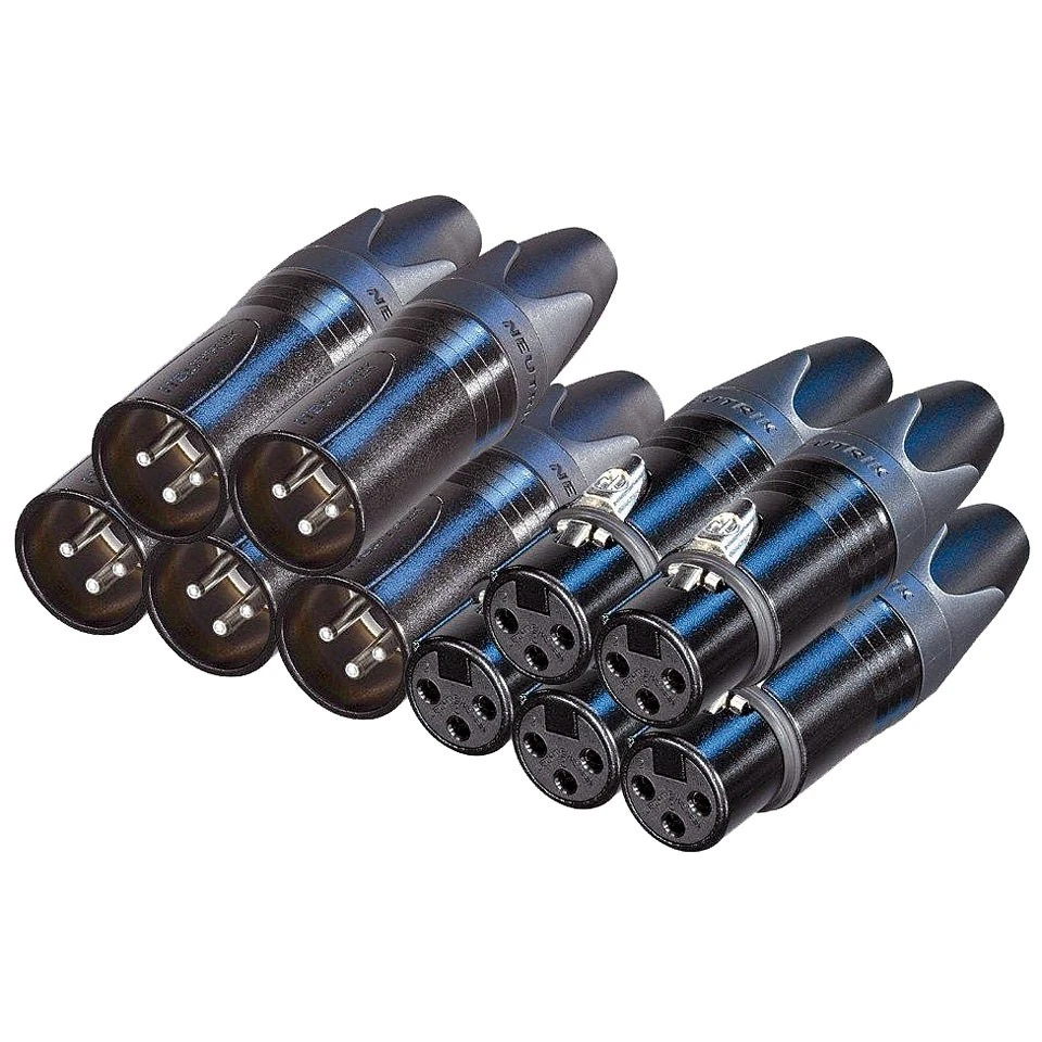XLR-Stecker Neutrik NC3FXXMXX-BAG Set XLR Stecker Steckverbinder NEU