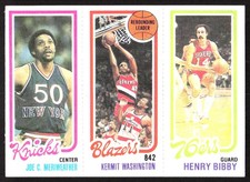 5598H 1980-81 Topps #169 / 177 / 196 Joe Meriweather / K. Washington / H. Bibby
