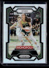 2024 Panini Prizm Monopoly WNBA #4 Nika Muhl Silver Prizms RC