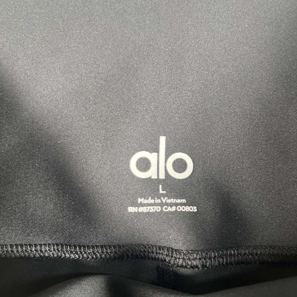 Leggings Alo Yoga Airlift para mujer grandes negros cintura alta elásticos gimnasio Foto 4 de 4