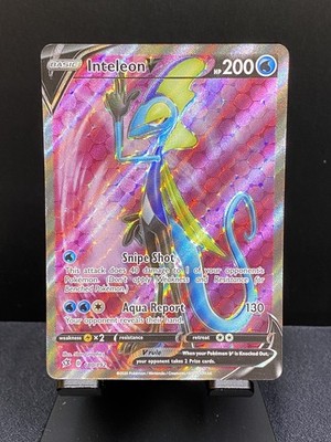 sword and shield rebel clash rare cards 050/192 Inteleon VMAX | Rare Ultra Card | Sword & Shield Rebel Clash main image 0