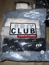 FTP x Pro Club Tees 3-Pack Size XL Brand New ...