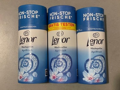 3x LENOR Wäscheparfüm Aprilfrisch NON-STOP FRISCHE 155 g - NEU & OVP