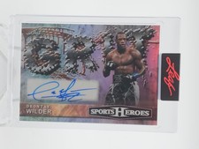 DEONTAY WILDER 2026 LEAF SPORTS HEROES AUTO SILVER /9 #G-DW1 BOXING Q3474