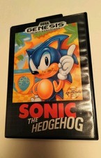 Sonic the Hedgehog Original Retail Version For Sega Genesis 1991 Box And Game