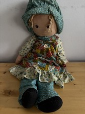 Vintage Large Holly Hobbie Cloth Rag Doll