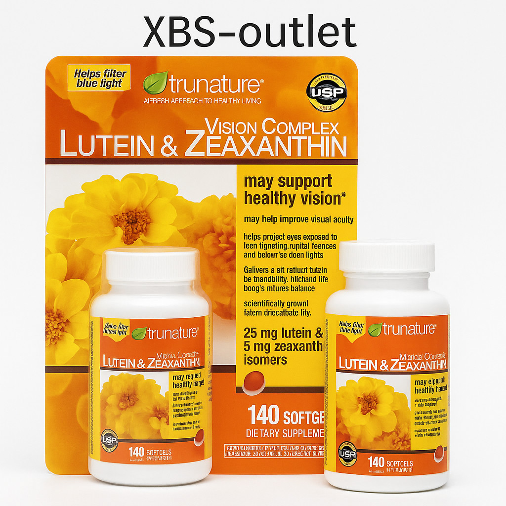 TruNature Vision Softgels Complex Lutein and Zeaxanthin 140 Count