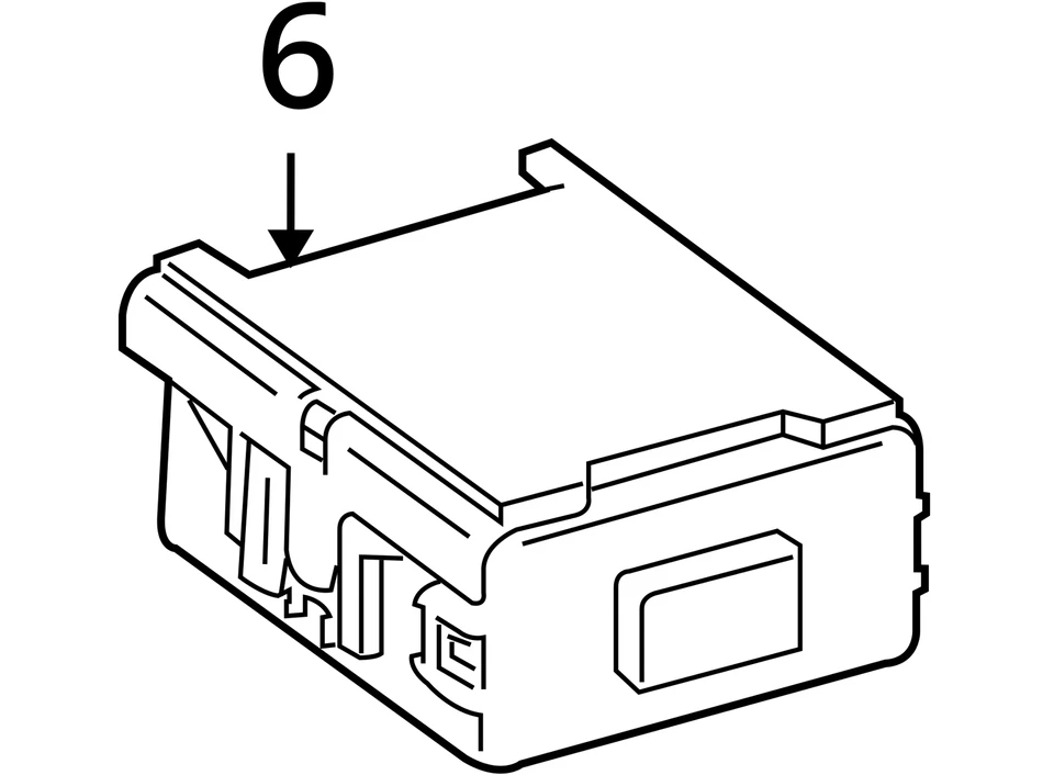 Chassis ECM Suspension TPMS Right Hand Dash Fits 10-15 LEXUS RX450H 6717539 - Image 4 of 4