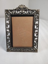 Ornate Vintage Gold Picture Frame Filigree 4x6 Baroque Style Scrollwork Metal