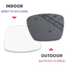 Transition Replacement Lenses for Costa Del Mar Rinconcito 06S9016-Clear to Grey
