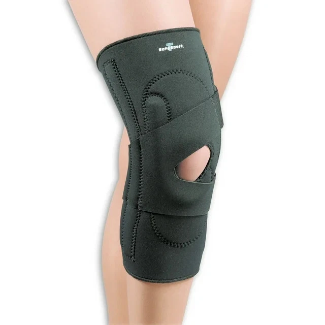 Estabilizador de rodilla lateral FLA, pierna izquierda, contrafuerte en forma de J, (talla: 2XL) negro Foto 4 de 4