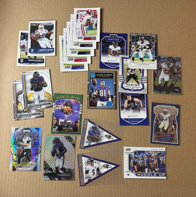 NFL Football Cards Lot Bulk Panini Topps AFC Ravens Broncos Browns Jets Colts RC