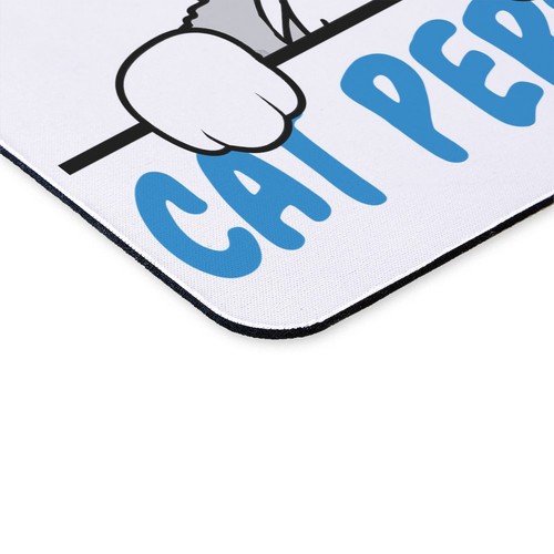CafePress Cat Person Non-slip Rubber Mousepad, Gaming Mouse Pad (1179853988) - Picture 4 of 5