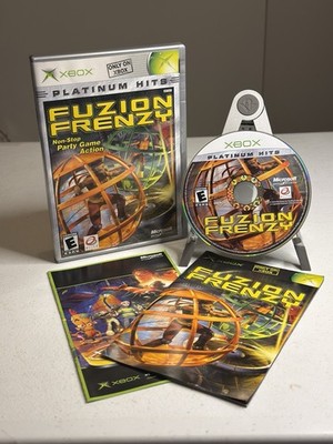 Fuzion Frenzy Platinum Hits (Microsoft Xbox, 2004) CIB, Tested
