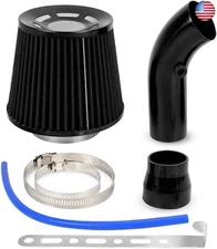 BARTOO 3'' Cold Air Intake Kit Aluminum Automotive Cold Air Intake Pipe Filter