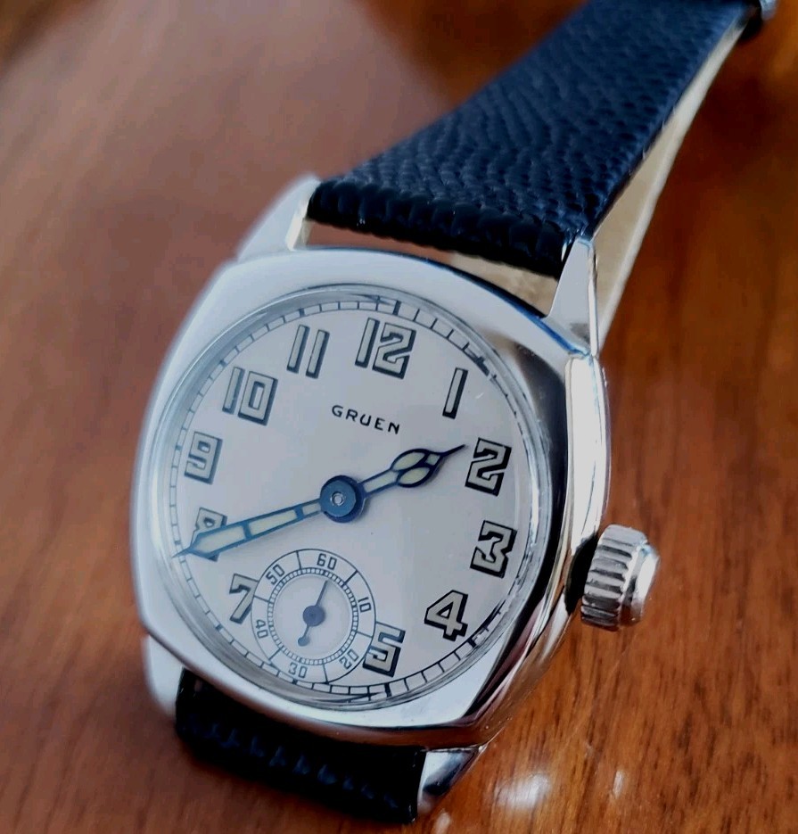 GRUEN MINTY VINTAGE WRIST WATCH  14K GF CASE SERVICED, 1939