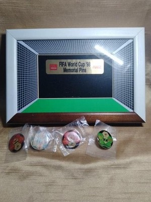 Coca Cola WM 98 Memorial Pin und Tor Bilderrahmen Mac Coca Cola