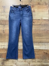 Democracy AbSolution Blue Slimming Bootcut Jeans Size 8 Petite