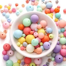 Zenkeep 8MM Matte Mixed Colors Acrylic 8MM, 108pcs, Frosted