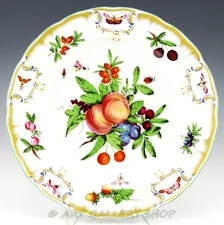 Mottahedeh DUKE OF GLOUCESTER FRUIT 10-1/8" DINNER PLATE Motif D Mint /2 Ava.