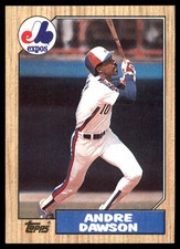 Andre Dawson 1987 Topps #345 Montreal Expos MLB READ FREE SHIPPING AutographDen